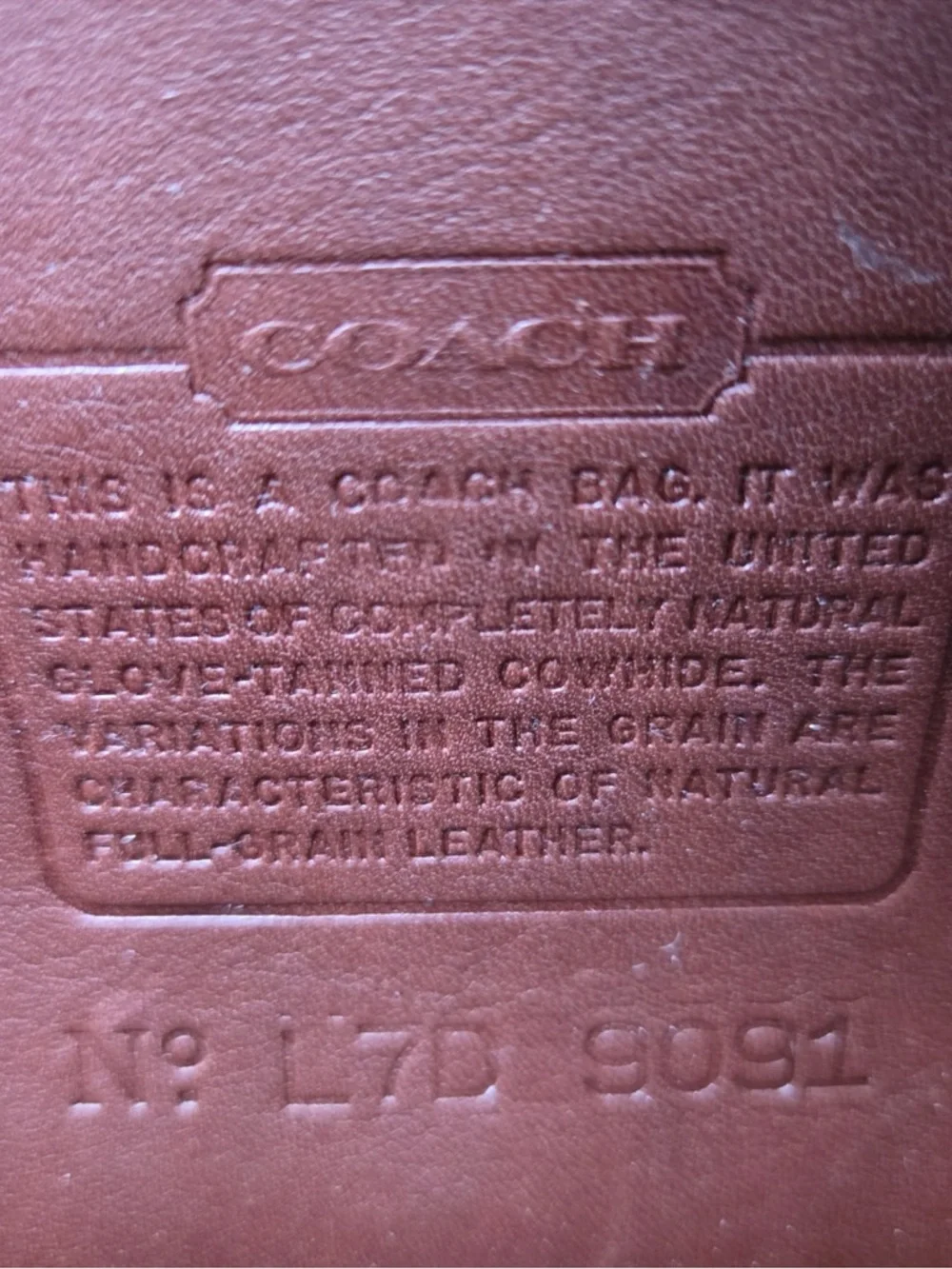 Coach Men’s Dark Brown Leather Messenger Crossbody
